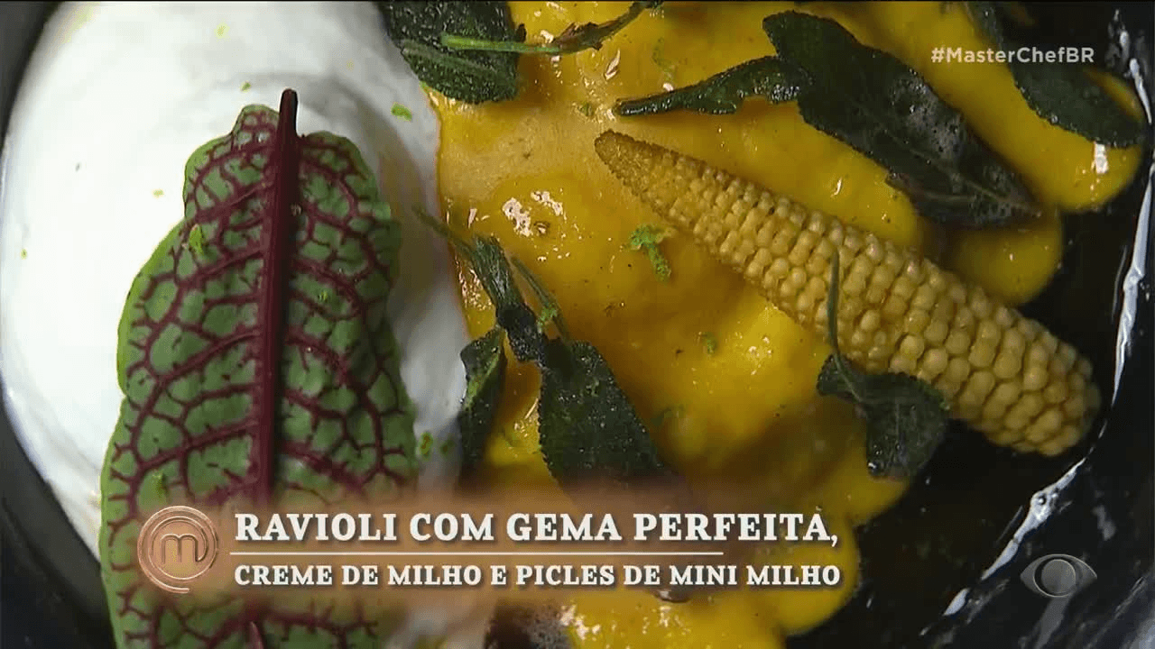 Ravioli com gema perfeita e creme de milho | Band Receitas