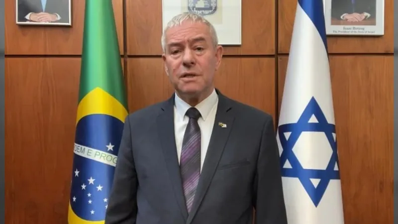 Embaixador de Israel no Brasil culpa Hamas por atraso no resgate de brasileiros