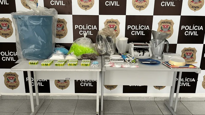 Polícia Civil desmonta laboratório de refino de drogas em São José dos Campos