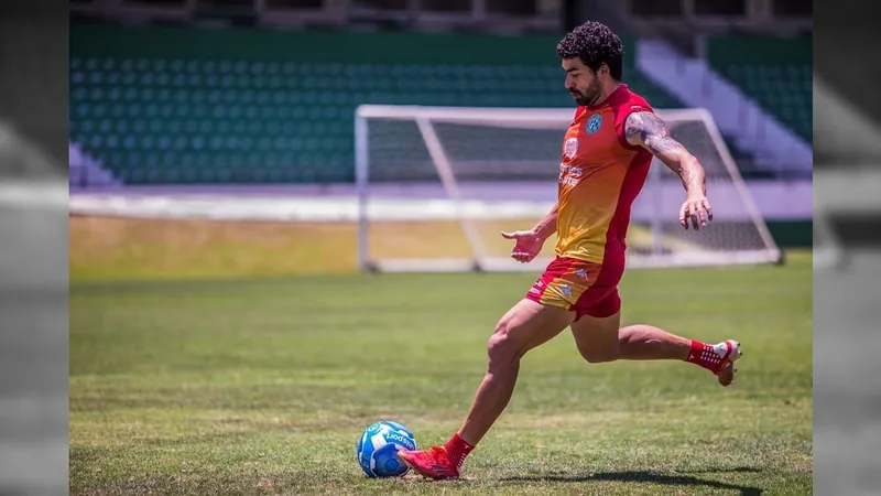 Preparação da equipe para o confronto contra o Criciúma