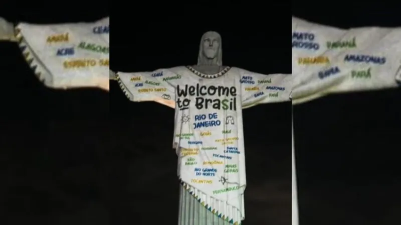 Taylor Swift recebe homenagem no Cristo Redentor: veja vídeo