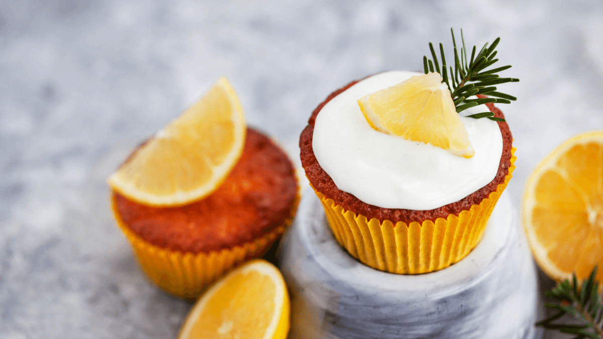 Cupcake saudável de limão siciliano | Band Receitas