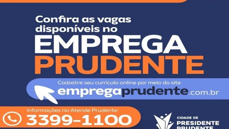 Os cargos disponíveis podem ser consultados no Mural de Vagas 