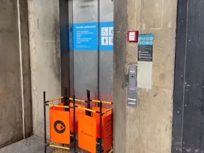 Elevador de estação do Metrô de SP está quebrado há 21 dias