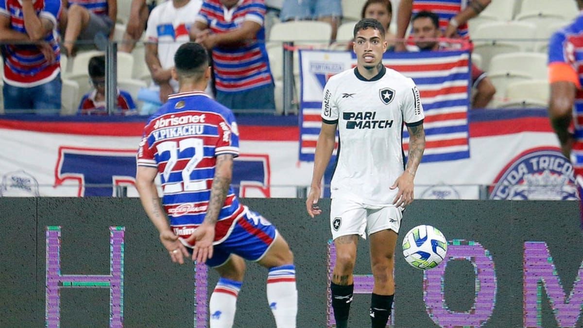 CE - Fortaleza - 09/04/2022 - BRAZILIAN A 2022, FORTALEZA X BOTAFOGO -  Marccal player from Fortaleza celebrates his goal during a match against  Botafogo at the Arena Castelao stadium for the