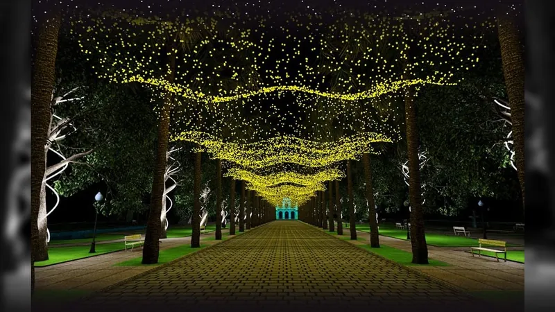 Iluminação de Natal na  Praça da Liberdade será inaugurada 2 de dezembro