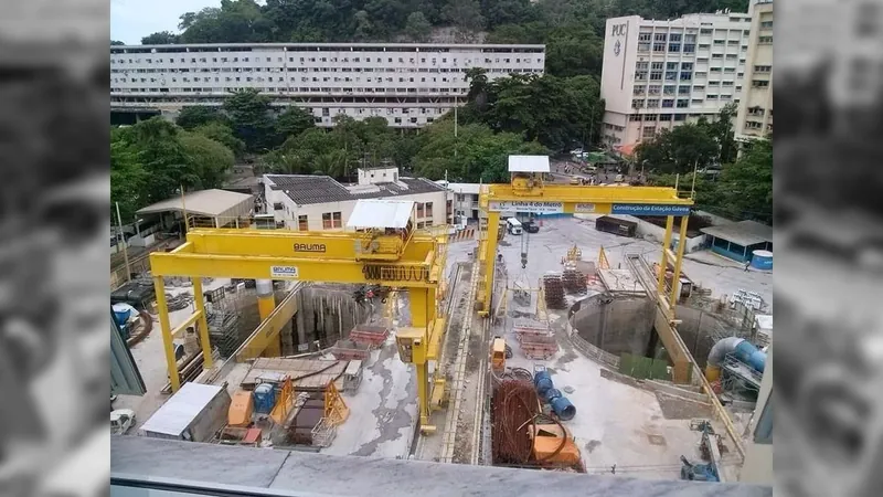 Obras da Estação Gávea, do metrô do Rio, devem ser retomadas após 9 anos