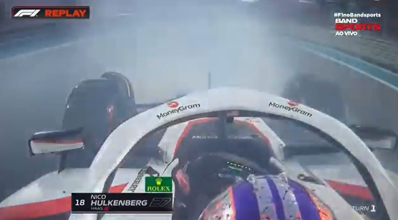 Vídeo: Hulkenberg gira e bate no segundo treino livre do GP de Abu