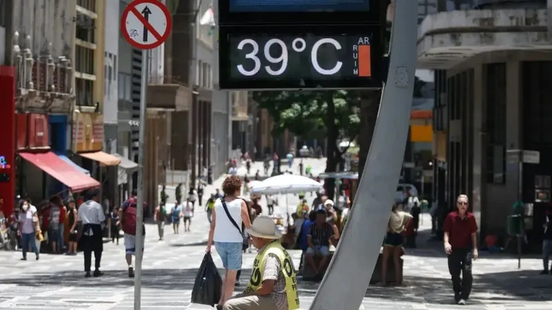 Onda de calor em São Paulo
