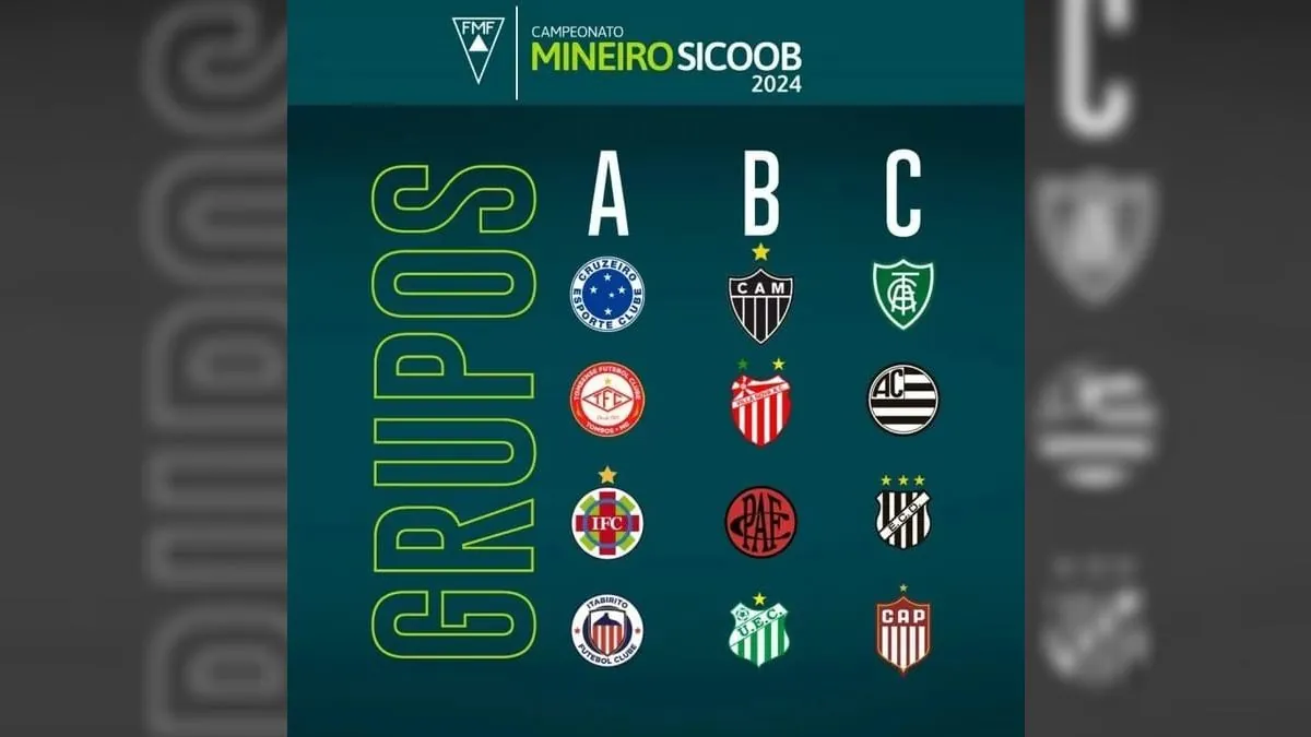 FMF divulga chaveamento do Campeonato Mineiro 2024; América está