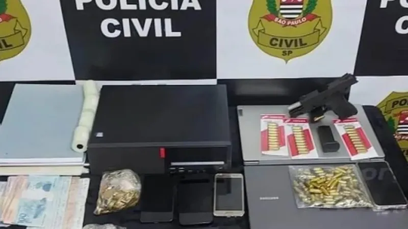 Os suspeitos integravam uma organização criminosa