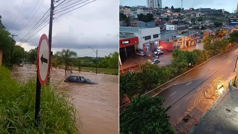 Chuva causa alagamentos, queda de árvores e rio chega a quase 4 m em Piracicaba