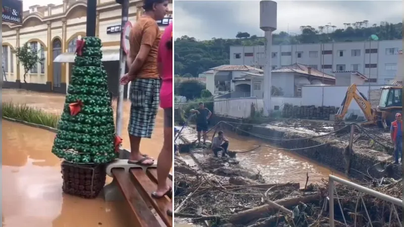 Chuva causa alagamentos em Socorro