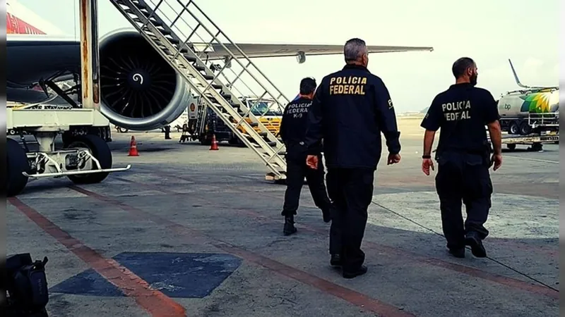 PF faz operação contra tráfico de drogas no Aeroporto de Guarulhos (SP)