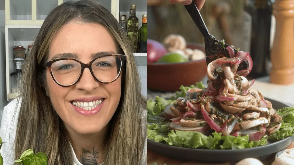 Chef da Anitta ensina petisco de Natal vegetariano; faça ceviche de  cogumelos | Band Receitas