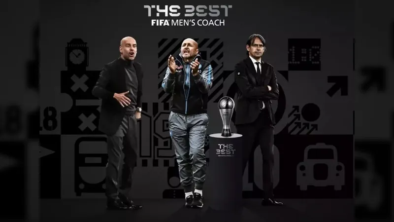 Guardiola, Spalletti e Inzaghi disputam The Best 2023
