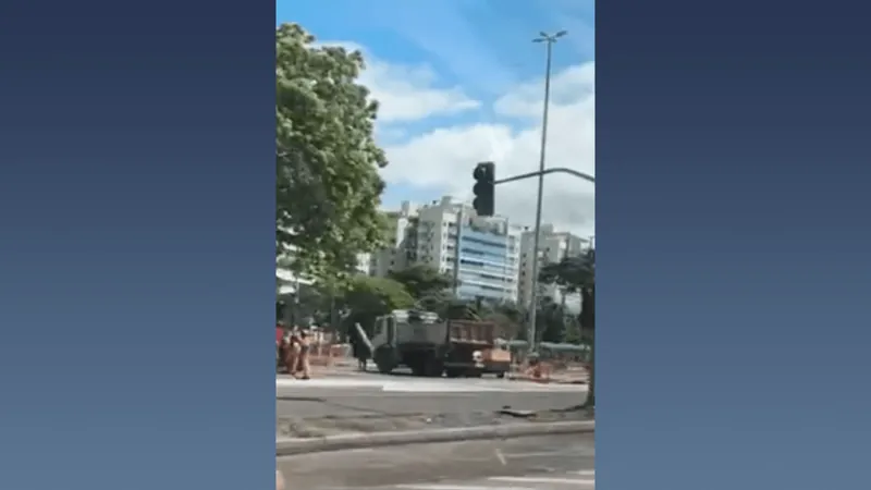 Prefeitura do Rio adverte empresa responsável por obras na Avenida das Américas