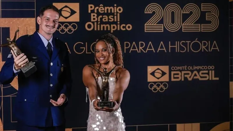 Rebeca Andrade e Marcus D'Almeida são eleitos atletas do ano