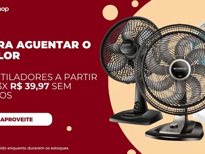 Verão: 5 modelos de ventiladores baratinhos para enfrentar o calor