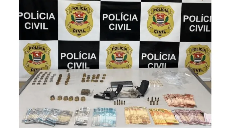 Homem é preso por tráfico de drogas e posse ilegal de arma em Guaratinguetá