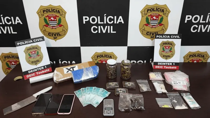 Operação “Drive Drug” contra tráfico nas redes sociais prende cinco em Taubaté