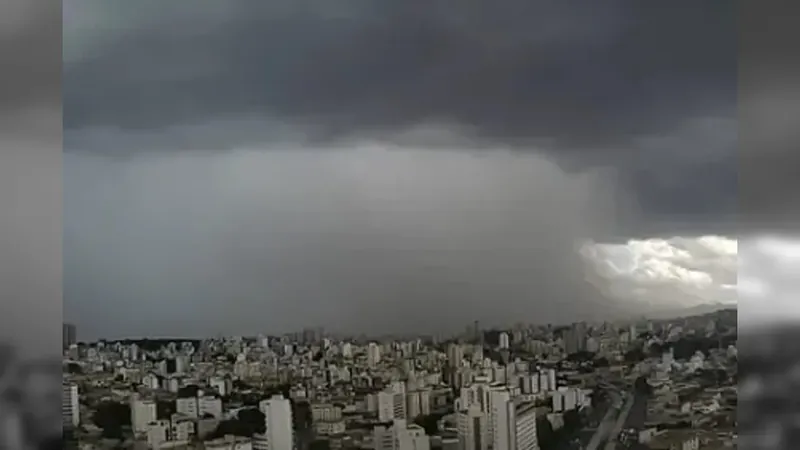 Virada de ano pode ser com chuva, raios e ventos em BH