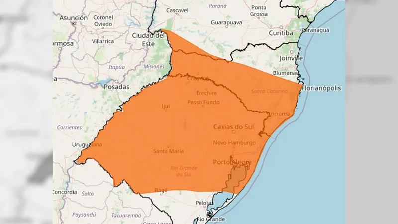 Aviso de tempestade deixa RS em alerta nesse fim de ano