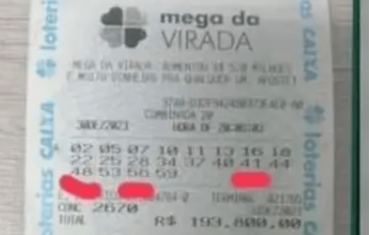 Apostador Gasta Quase R Mil E S Acerta Tr S N Meros Na Mega Da Virada