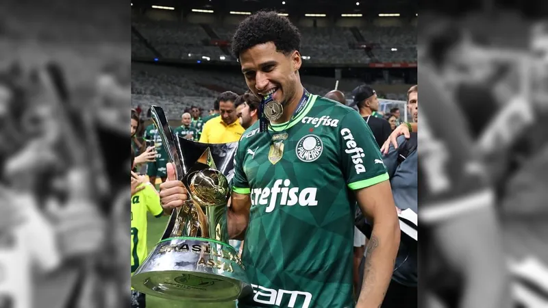 Zagueiro Murilo renova com o Palmeiras até o fim de 2027