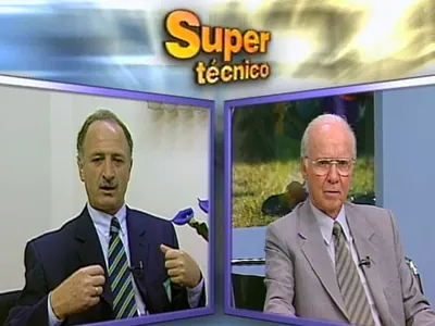 Zagallo era presença certa no programa “SuperTécnico”, na Band