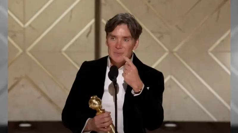 Cillian Murphy foi consagrado Melhor Ator em Filme de Drama, por “Oppenheimer”