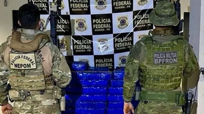 Polícia Federal apreende quase 1 tonelada de drogas no Paraná