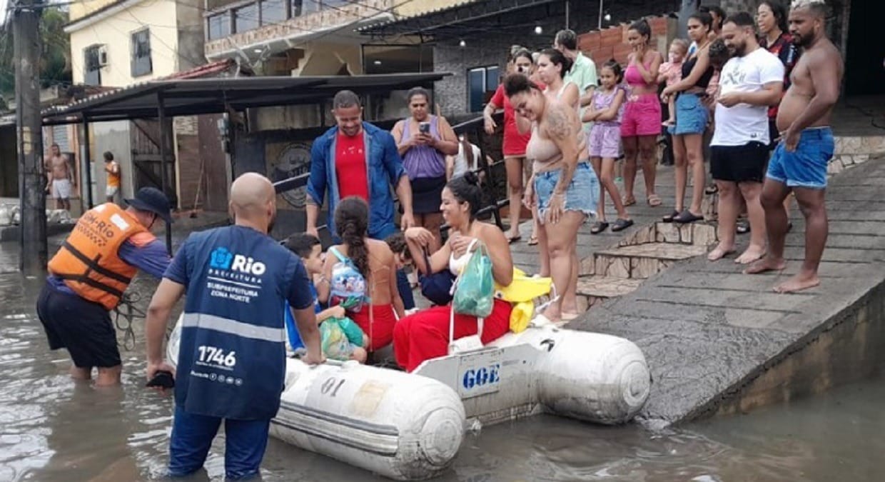 Seop E Guarda Municipal Realizam Mais De 110 Resgates No Rio Após Fortes Chuvas 