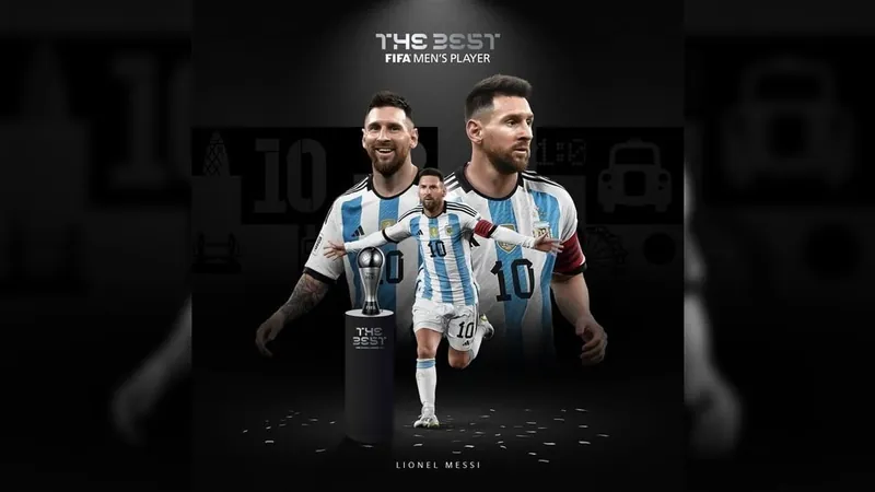 Lionel Messi é eleito o melhor jogador do mundo pela oitava vez