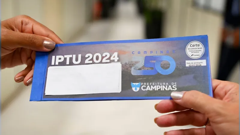 IPTU 2024: segunda via está disponível no portal da Prefeitura de Campinas