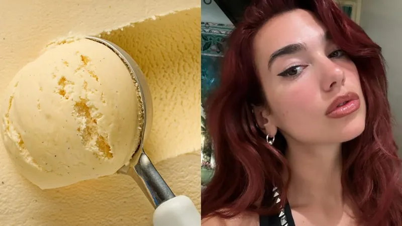 Dua Lipa adora combinação inusitada de sorvete com azeite e sal
