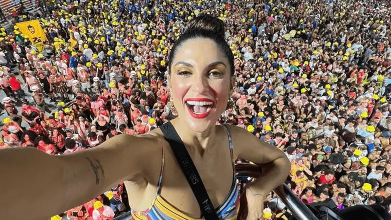Pâmela Lucciola revela perrengue marcante no carnaval de Salvador: "Sobrevivi"