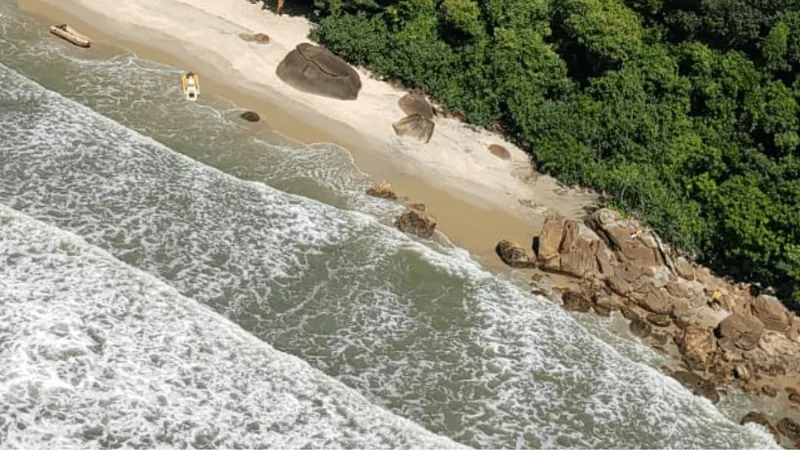 Buscas por mulher que desapareceu no Rio Puruba em Ubatuba entram no 3º dia