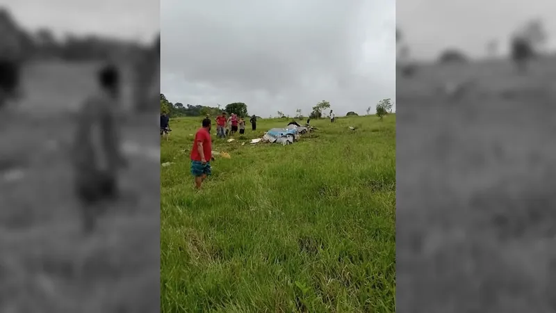 Sobe número de mortos na queda de aeronave na zona rural de Itapeva (MG)