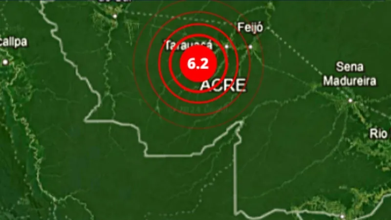 Novo terremoto é registrado no norte do Brasil