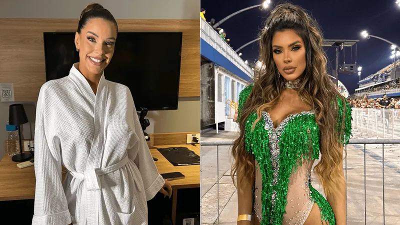 Ivy Moraes diz que não fez dieta para desfilar no Carnaval: "Sou comilona mesmo"