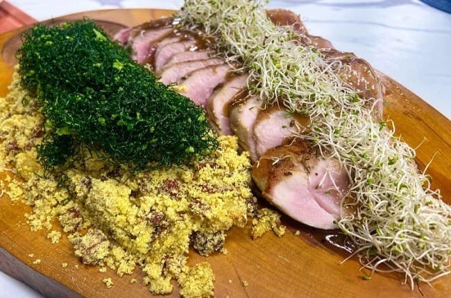 Picanha Suína Ao Molho De Laranja E Farofa De Cebola Band Receitas