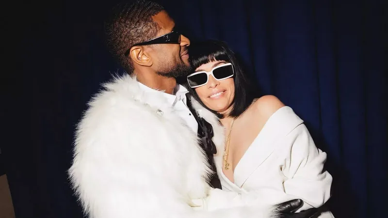 Usher e Jennifer Goicoechea se casaram no dia do Super Bowl