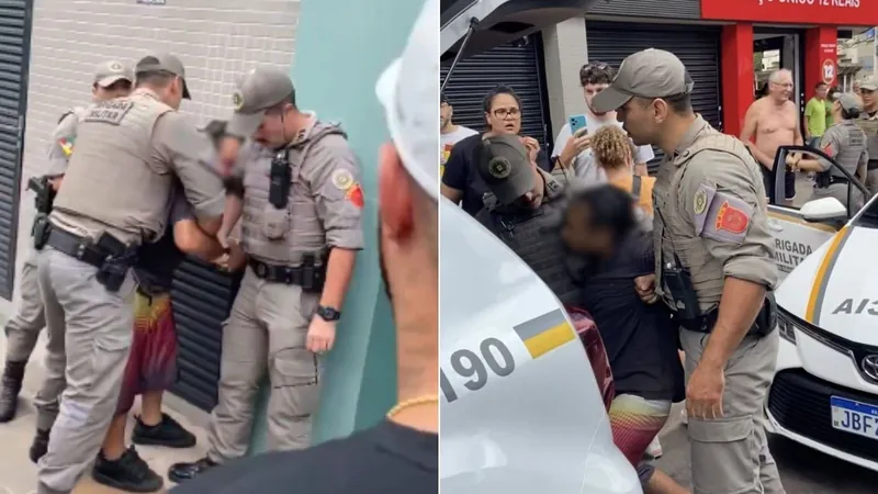 Homem negro é ferido com faca, chama a polícia e é detido em Porto Alegre