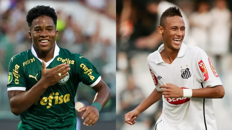 Neymar ou Endrick aos 17 anos? Entenda por que jogadores estão sendo comparados