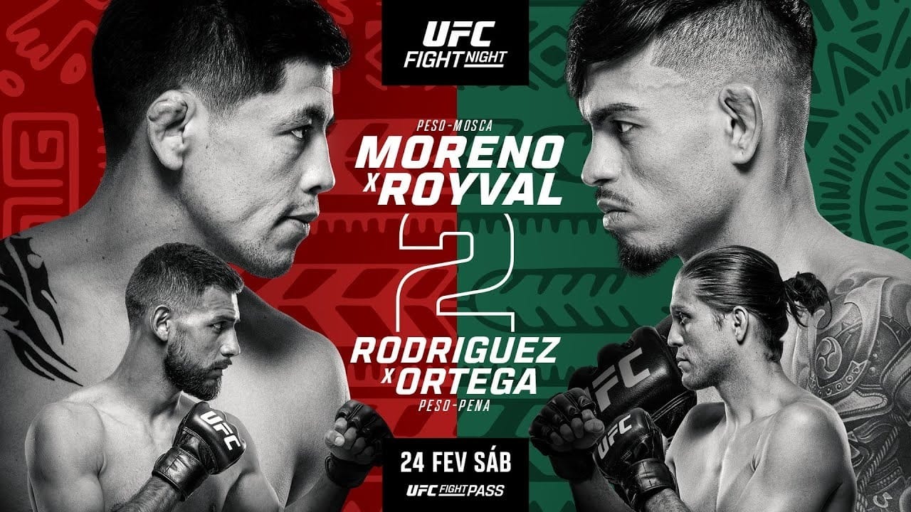 Assista ao vivo à pesagem e às primeiras lutas do UFC México Moreno x