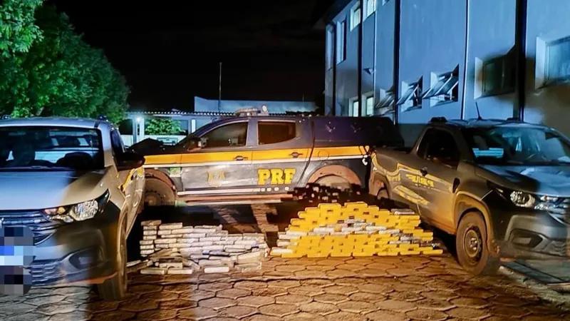 Dois carros são apreendidos com 354 Kg de cocaína em Castilho