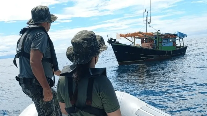 Polícia Ambiental identifica pesca irregular em Ubatuba