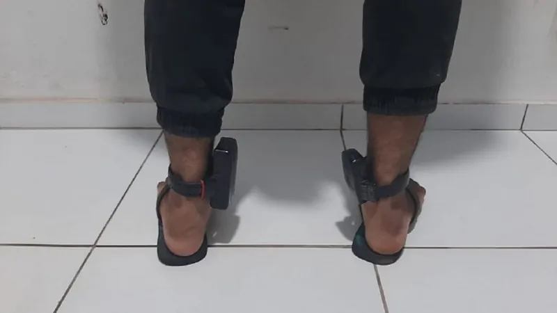 Ladrão é preso com 2 tornozeleiras eletrônicas, uma do Maranhão e outra do Piauí