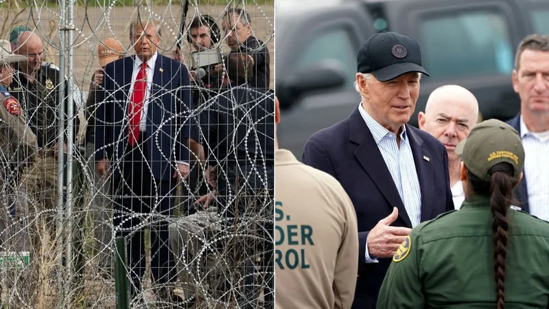 Imigração pode decidir eleição nos EUA; Biden e Trump visitam fronteira